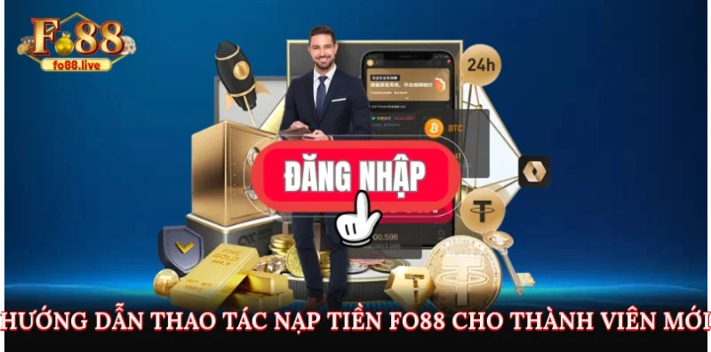 Hướng dẫn thao tác nạp tiền FO88 cho thành viên mới